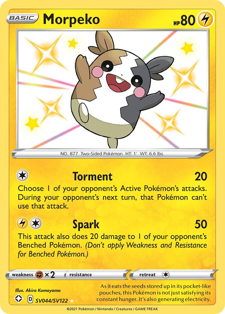 Shining Fates Morpeko Pokémon card